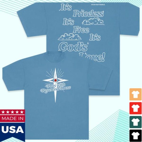 Super Yaki Store Merch Super Yaki & Honey Don’t Present Pray With Reverend Drew T Shirt