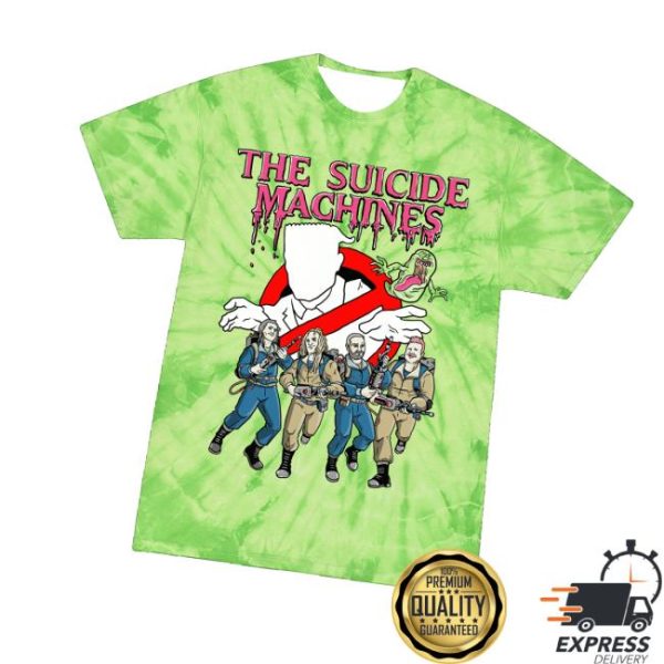 Suicidemachinesdetroit Merch Store Ghostbusters Tie Dye Tee