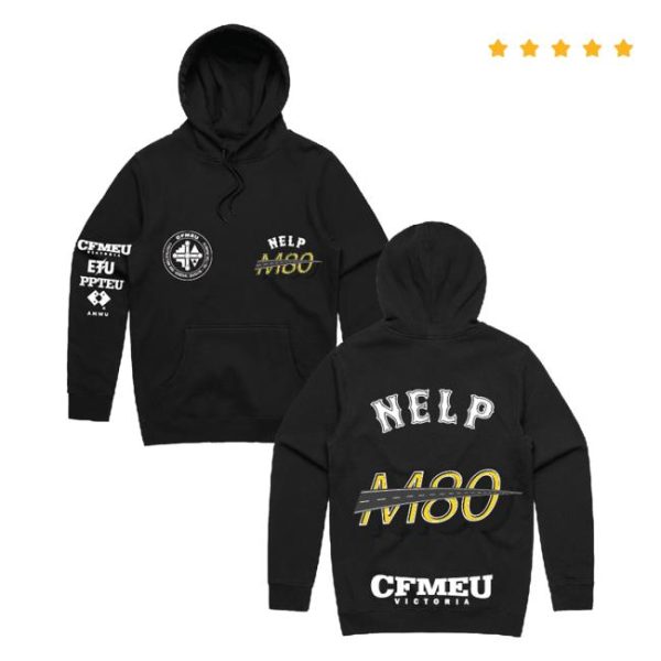 Cfmeu Merch Store Shop Nelp M80 Jobsite Hoodie