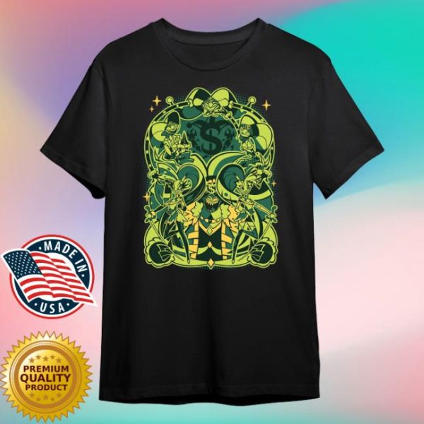 Shark Robot Merch Store Spindlehorse Mammon’s Ship Shirt