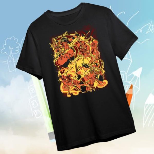 Shark Robot Merch Store Spindlehorse Satan’s Ship Shirt
