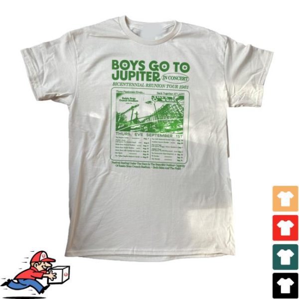 Boys Go To Jupiter Merch Store 1981 Reunion Tour Tee