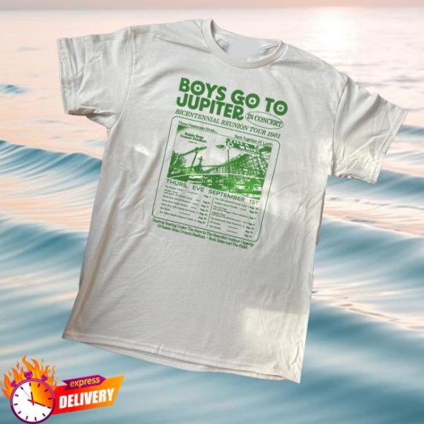 Boys Go To Jupiter Merch Store 1981 Reunion Tour Tee