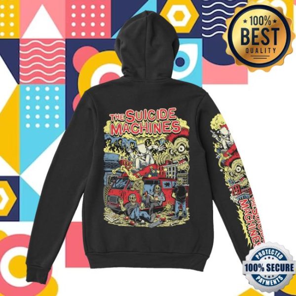 Suicide Machines Merch Store Skate Zip-Up Hoodie