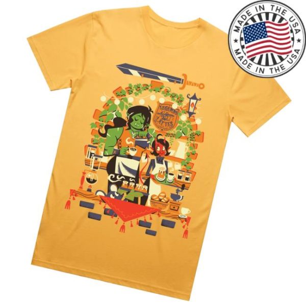 The Merch Guild Store Legends And Lattes Tee