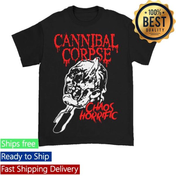 Cannibal Corpse Merch Store Ice Pick Skull T-Shirt