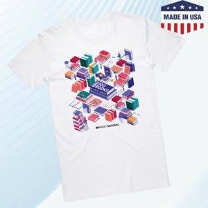 Abc Store Merch Top 100 Books Maze White Tee