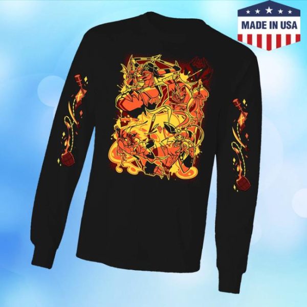 Shark Robot Merch Store Spindlehorse Satan’s Ship Long Sleeve Shirt