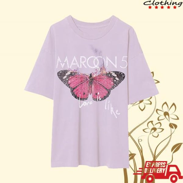 Maroon5 Store Merch Love Is Like Tee