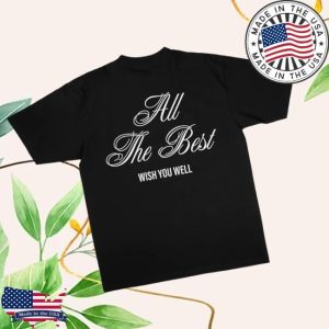 G-Eazy Store Merch Wish You Well Statement Black Tee