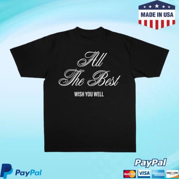 G-Eazy Store Merch Wish You Well Statement Black Tee