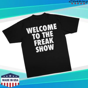 G-Eazy Store Merch Welcome Freak Show Statement Black Tee
