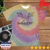 kenny weezer webstore merch scribbles logo tie dyed t shirt