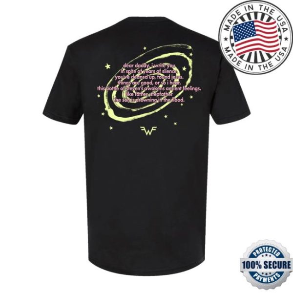 Weezer Web Store Merch Dear Daddy 2025 Tour T-Shirt