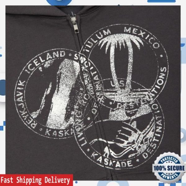 Shop Kaskade Store Merch Destinations Zip Hoodie