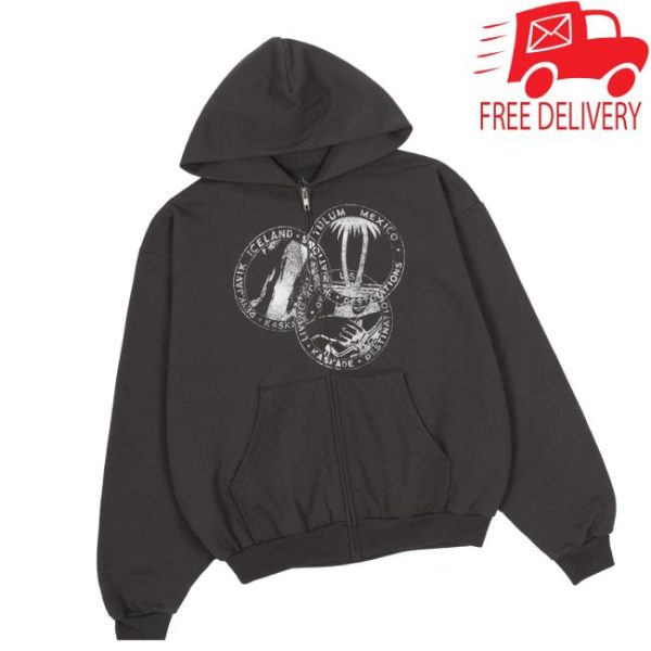 Shop Kaskade Store Merch Destinations Zip Hoodie