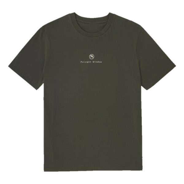Aphex Twin Merch Store Polygon Window T-Shirt Khaki