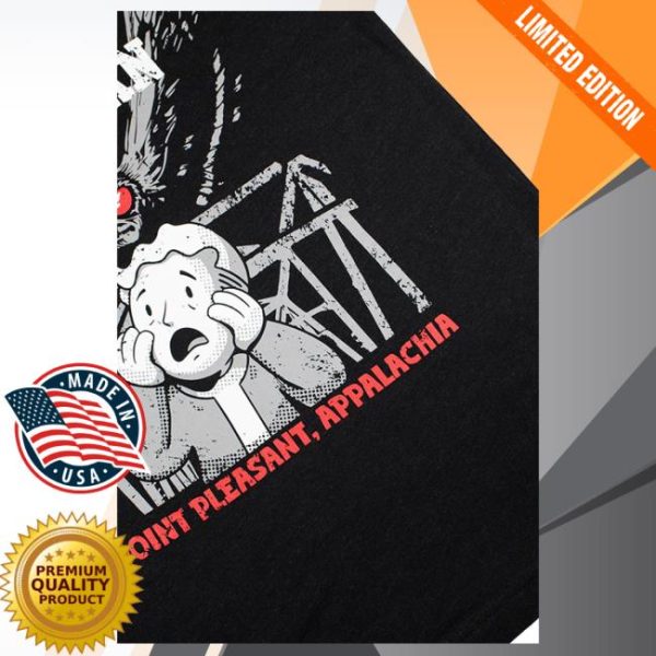 Bethesda Gear Store Merch Fallout Beware The Mothman Tee