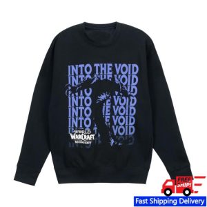 Blizzard Gear Merch Store World Of Warcraft Midnight Void Black Crewneck Sweatshirt