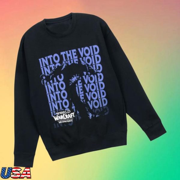 Blizzard Gear Merch Store World Of Warcraft Midnight Void Black Crewneck Sweatshirt