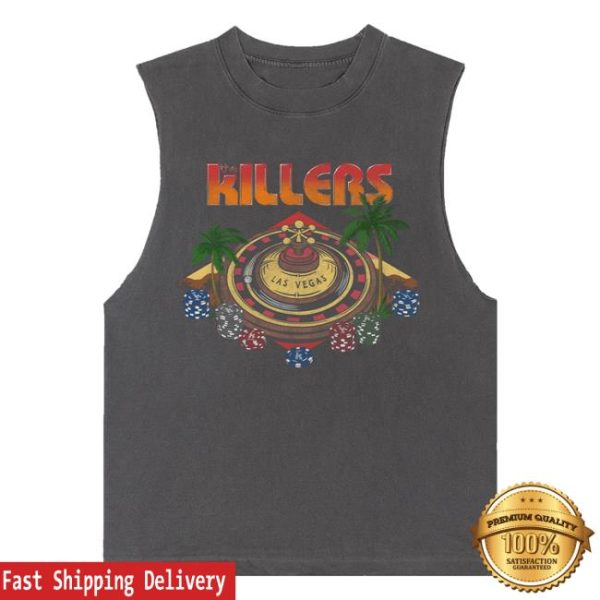 The Killers Merch Store Summer Roulette Sleeveless T-Shirt