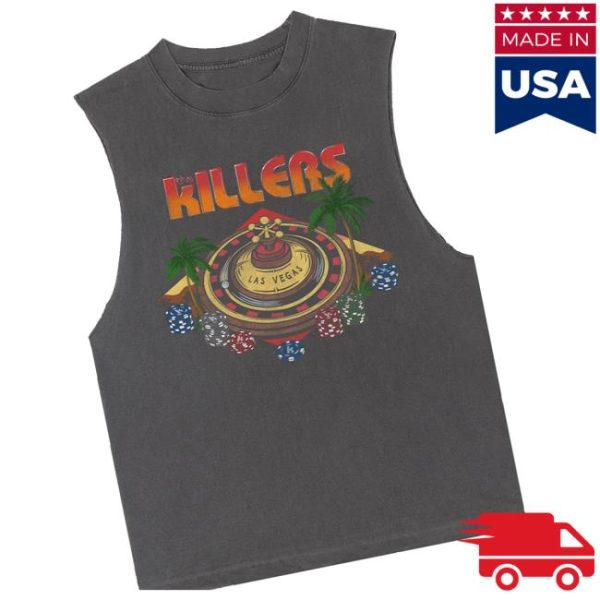 The Killers Merch Store Summer Roulette Sleeveless T-Shirt