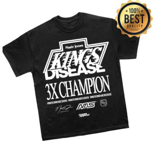 Massappeal Store Merch Nas Kd Champions V1 Black T-Shirt