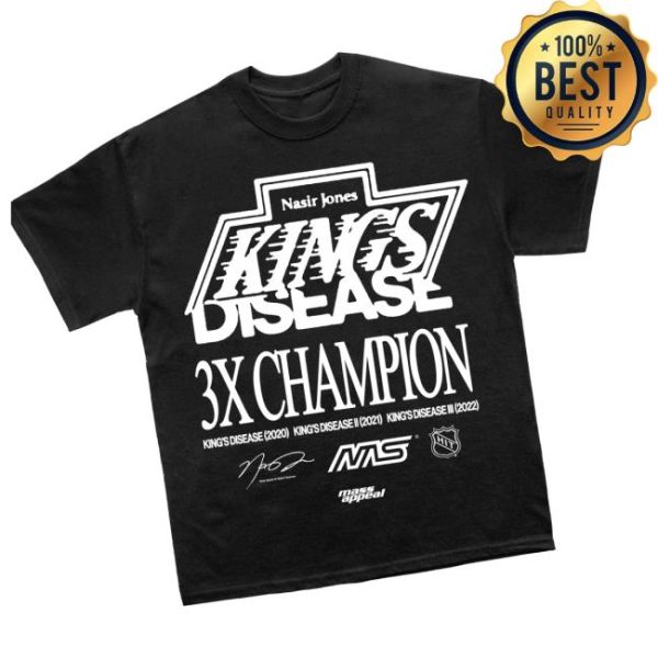 Massappeal Store Merch Nas Kd Champions V1 Black T-Shirt