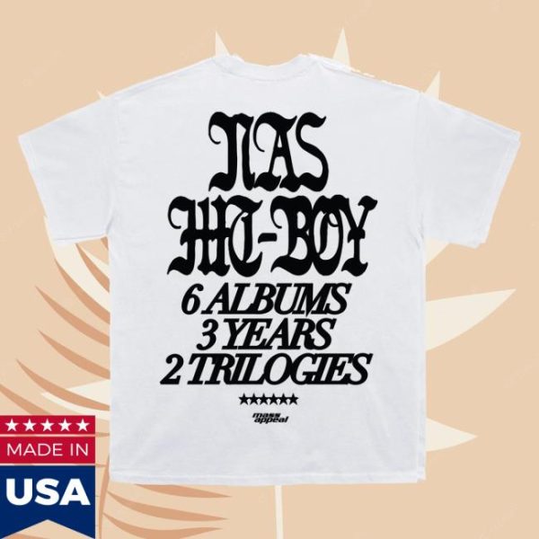 Massappeal Store Merch Nas Trilogies White T-Shirt