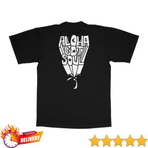 Aloha Got Soul Store Merch Palm Tree Black T-Shirt