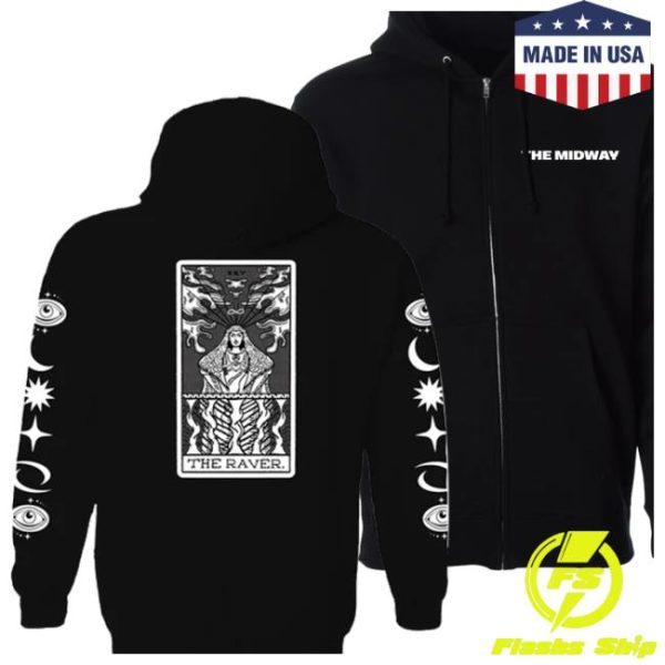The Midway Shop Store Merch The Raver Zip-Up Hoodie