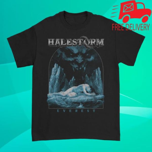Halestorm Store Merch Everest Tracklist T-Shirt