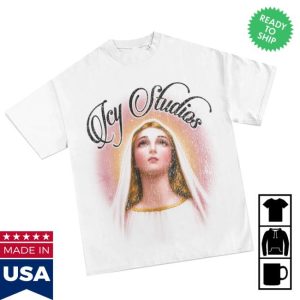 Wearicy Store Merch Virgin Mary Graphic T-Shirt