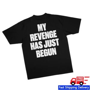 G-Eazy Store Merch Revenge Statement Black Tee