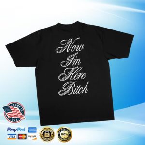 G-Eazy Store Merch Now I’m Here Statement Black Tee