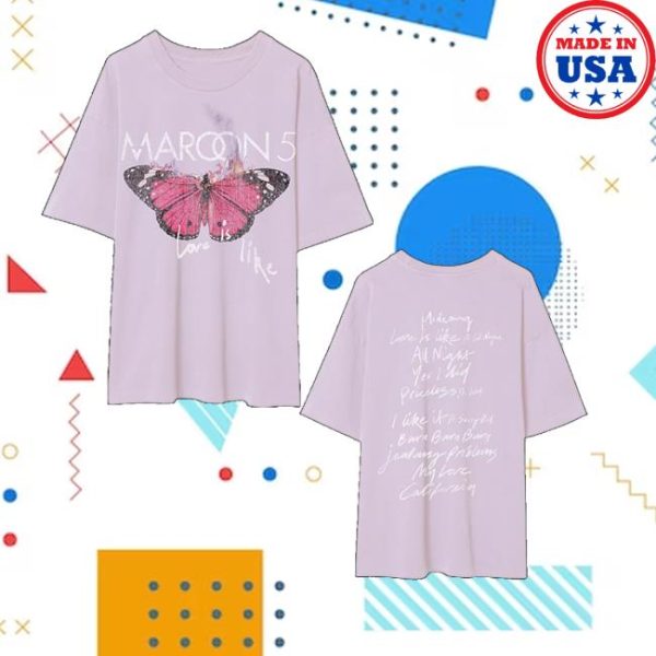 Maroon5 Merch Store Love Is Like Tee
