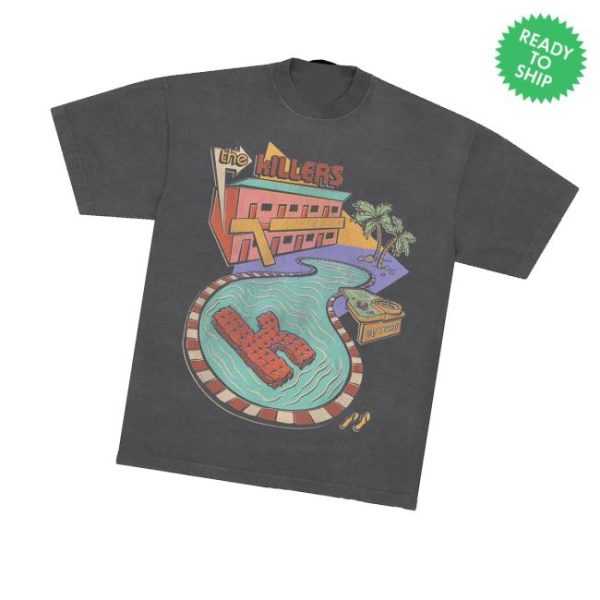The Killers Music Store Merch Summer Pool Tee