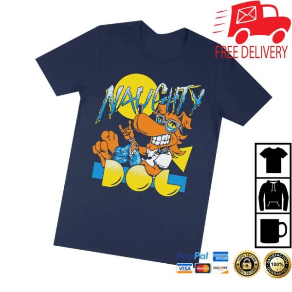 Fangamer Merch Store Naughty Dog Naughty Dog Old School Shirt