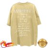 kenny Maroon 5 Shop Store Merch Love Is Like Tee Yellowa