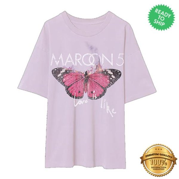 Maroon 5 Shop Store Merch Love Is Like Tee