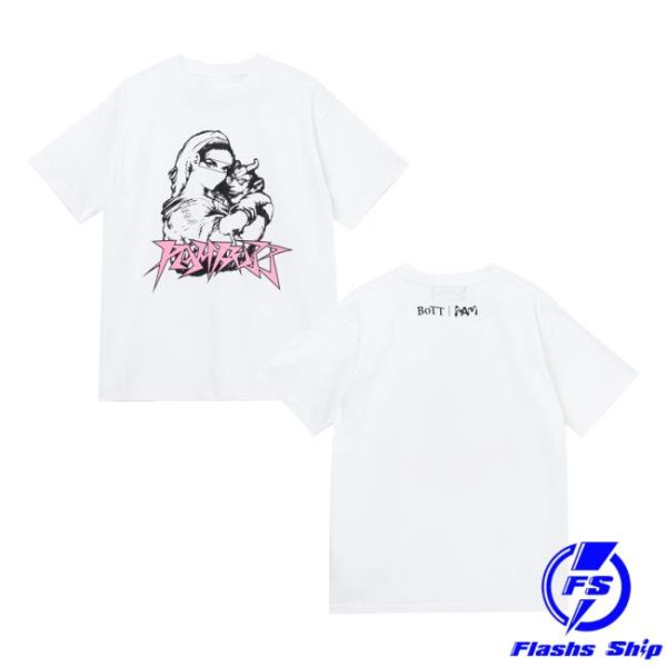 Perks And Mini Merch Store Pam X Bott Graphic Ss Tee White