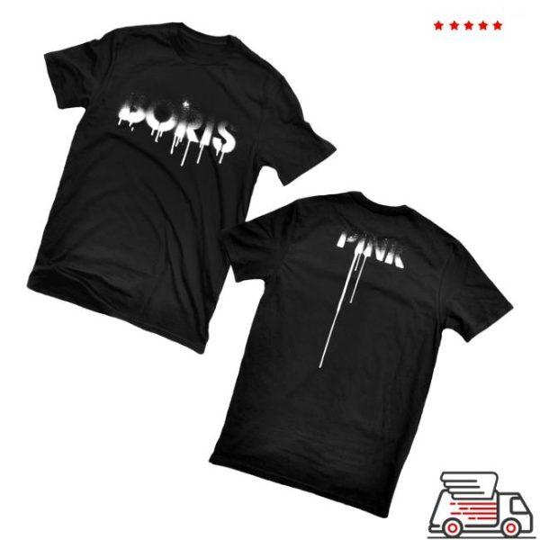Relapse Records Merch Store Boris Pink T-Shirt