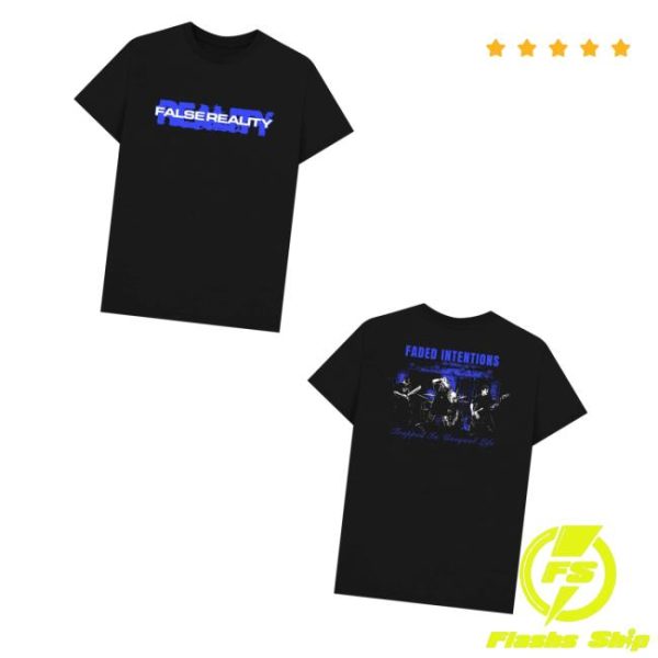 Hassle Records Merch False Reality Faded Intentions T-Shirt