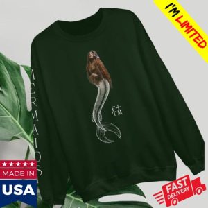 Florence And The Machine Store Merch Mermaids Neck In Green Crew