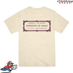 Florence And The Machine Store Merch Natural Lungs T-Shirt