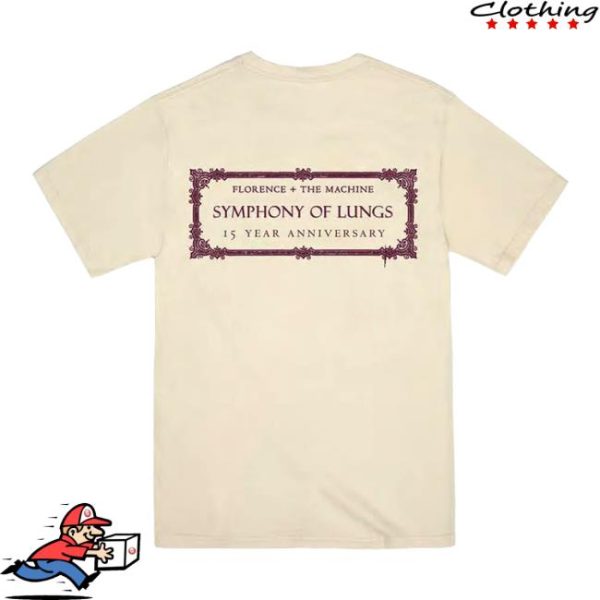 Florence And The Machine Store Merch Natural Lungs T-Shirt
