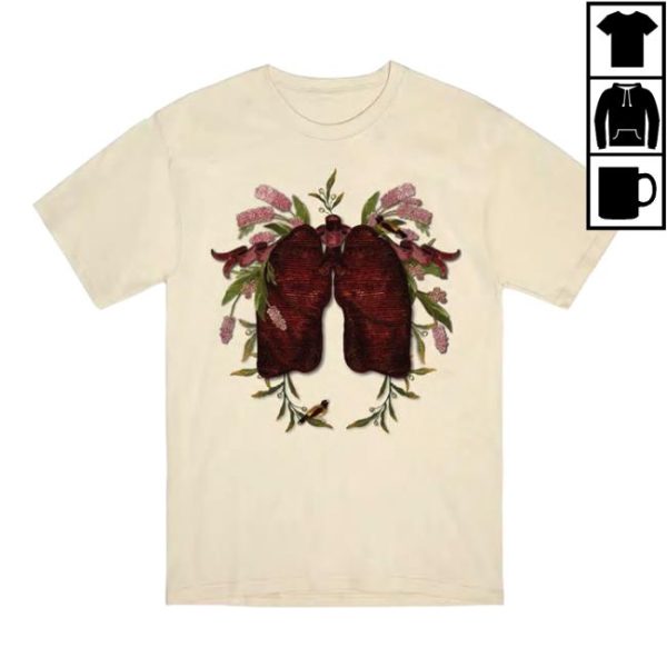 Florence And The Machine Store Merch Natural Lungs T-Shirt