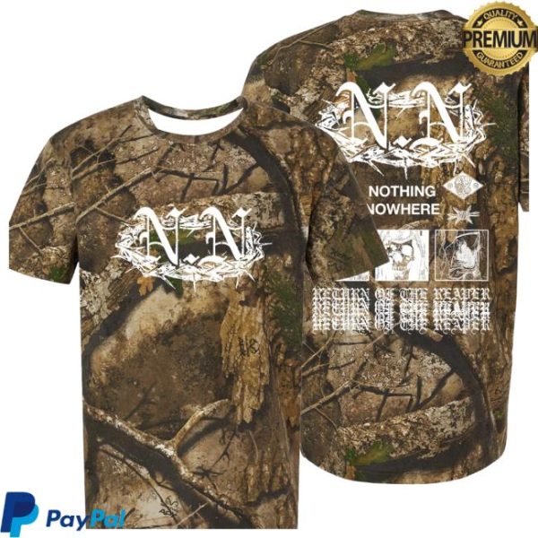 Nothing Nowhere Merch Store Nn Camo Tee