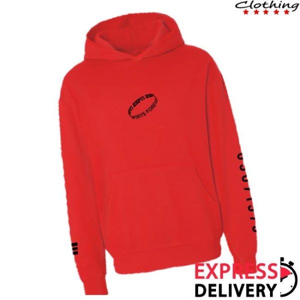 Espn Store Merch Sports Forever Infinity Red Hoodie