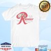 kenny Wearyourbeer Store Merch Rainier Beer Naturally Brewed Classic Logo White T Shirt
